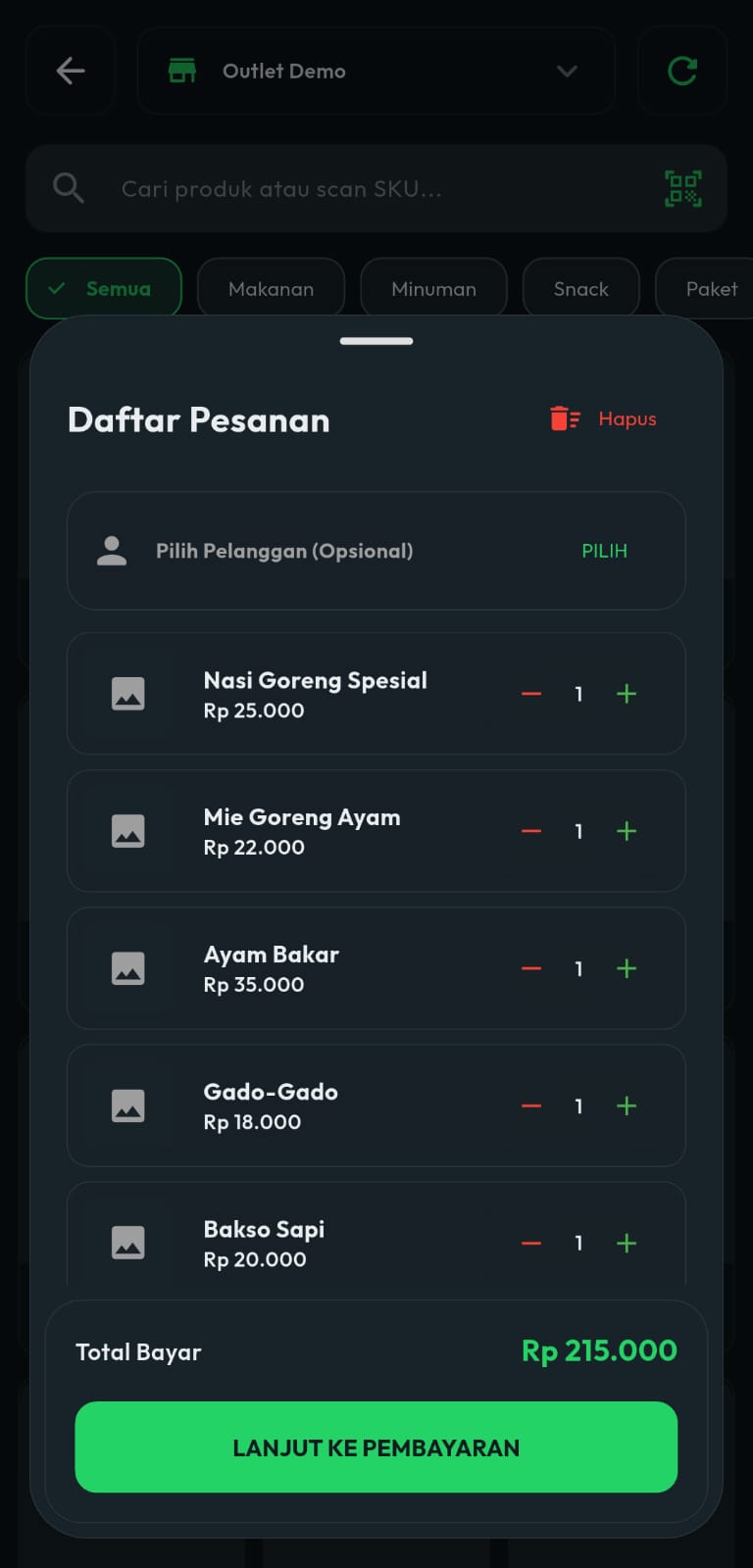 Sistem Kasir POS Cepat dan Akurat